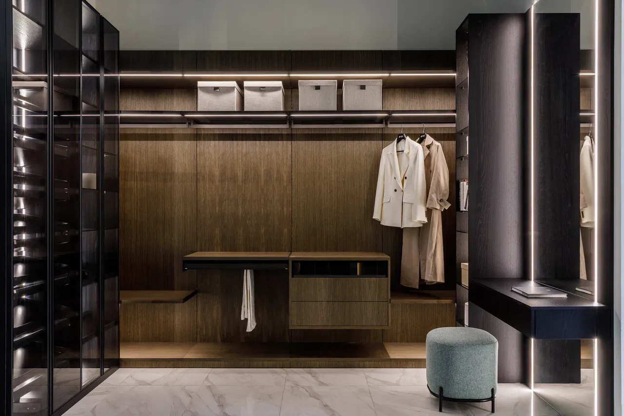 Гардеробные стеллажная система