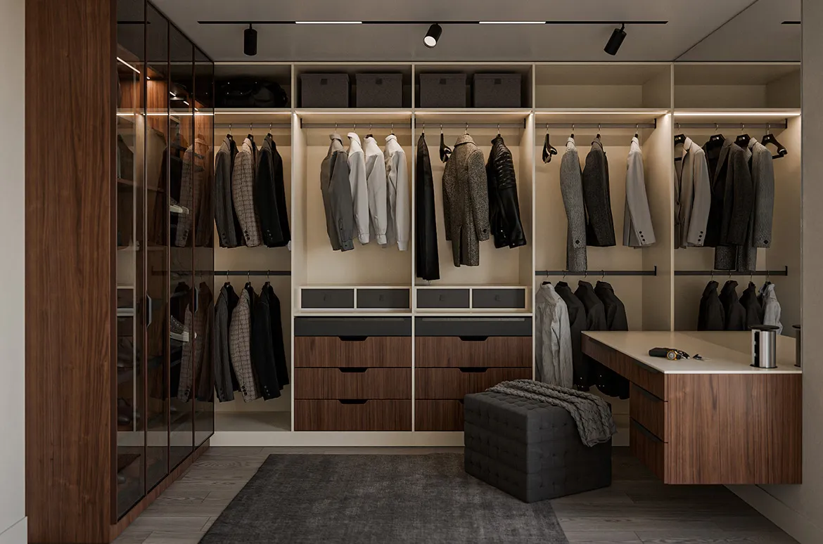 Корпусные гардеробные